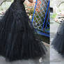 Long tulle gothic skirt like petticoat