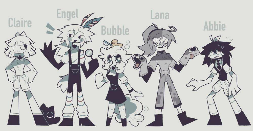 fundamental paper education Characters by Mixxxelexen on DeviantArt
