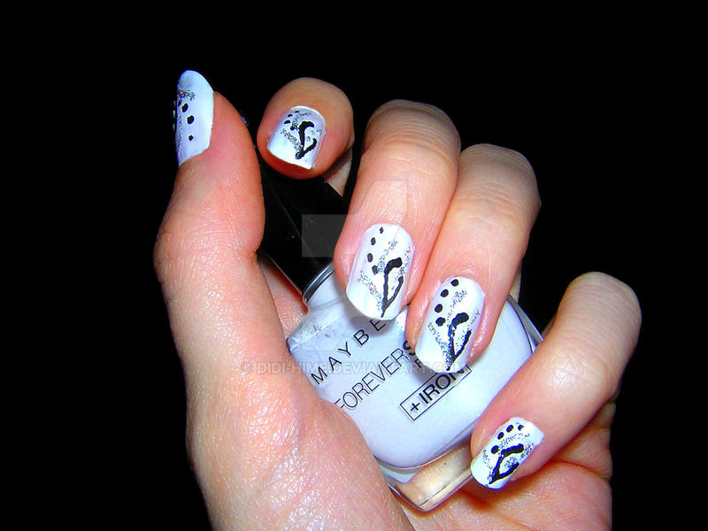 Nail Art - w h i t e