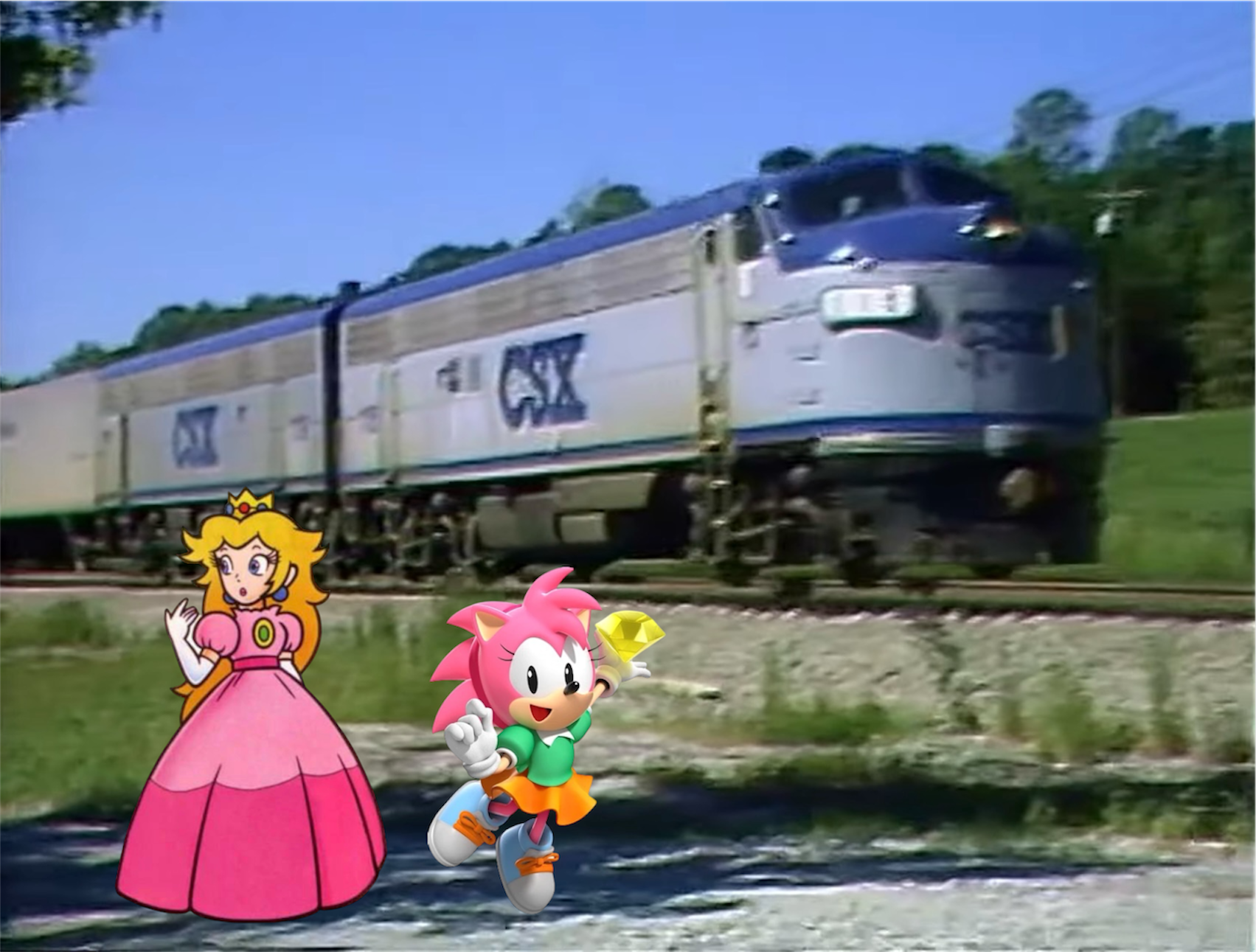 Amy Rice Csx Peach and Amy meets CSX #118 and #119 by AndrewDiesel160 on DeviantArt