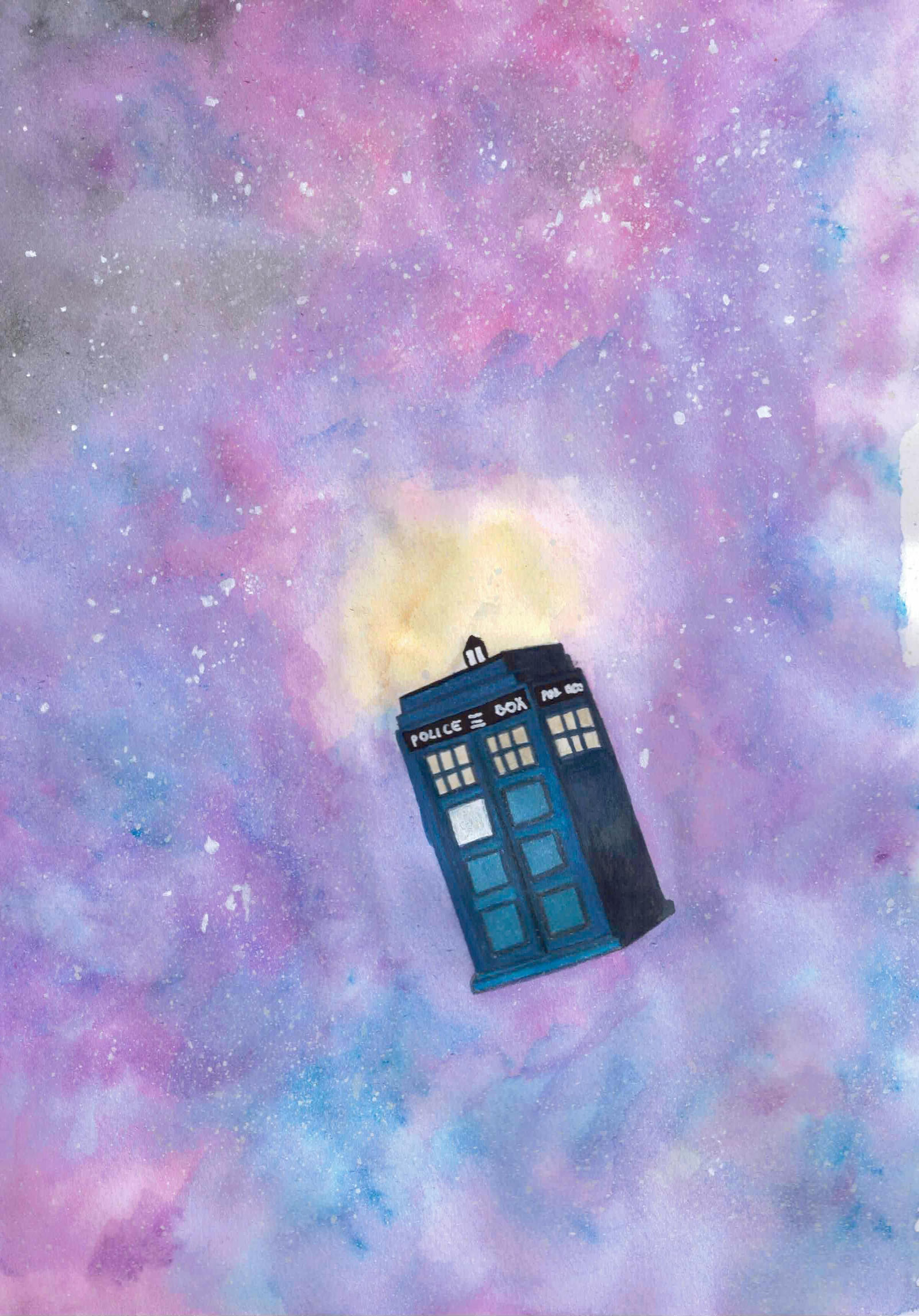 TARDIS in Flight by Starry-Obsolete on DeviantArt