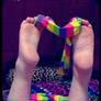 rainbow socks