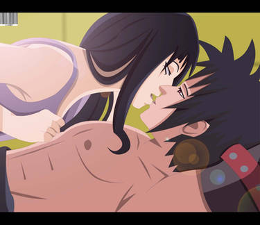 hinata and Menma road to ninja Love  