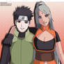 Nayumi Uchiha and Mirai Sarutobi