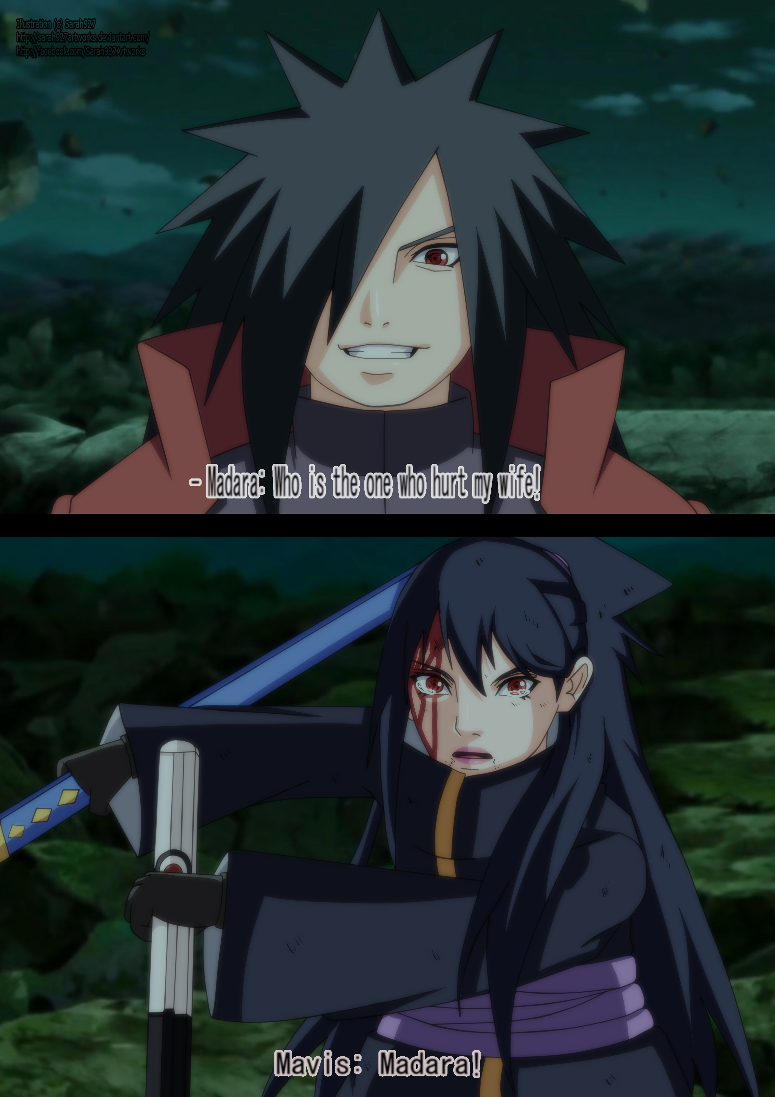 Madara Saves Mavis During The War By Sarah927artworks On Deviantart Madara Saves Mavis During The War By Sarah927artworks On Deviantart