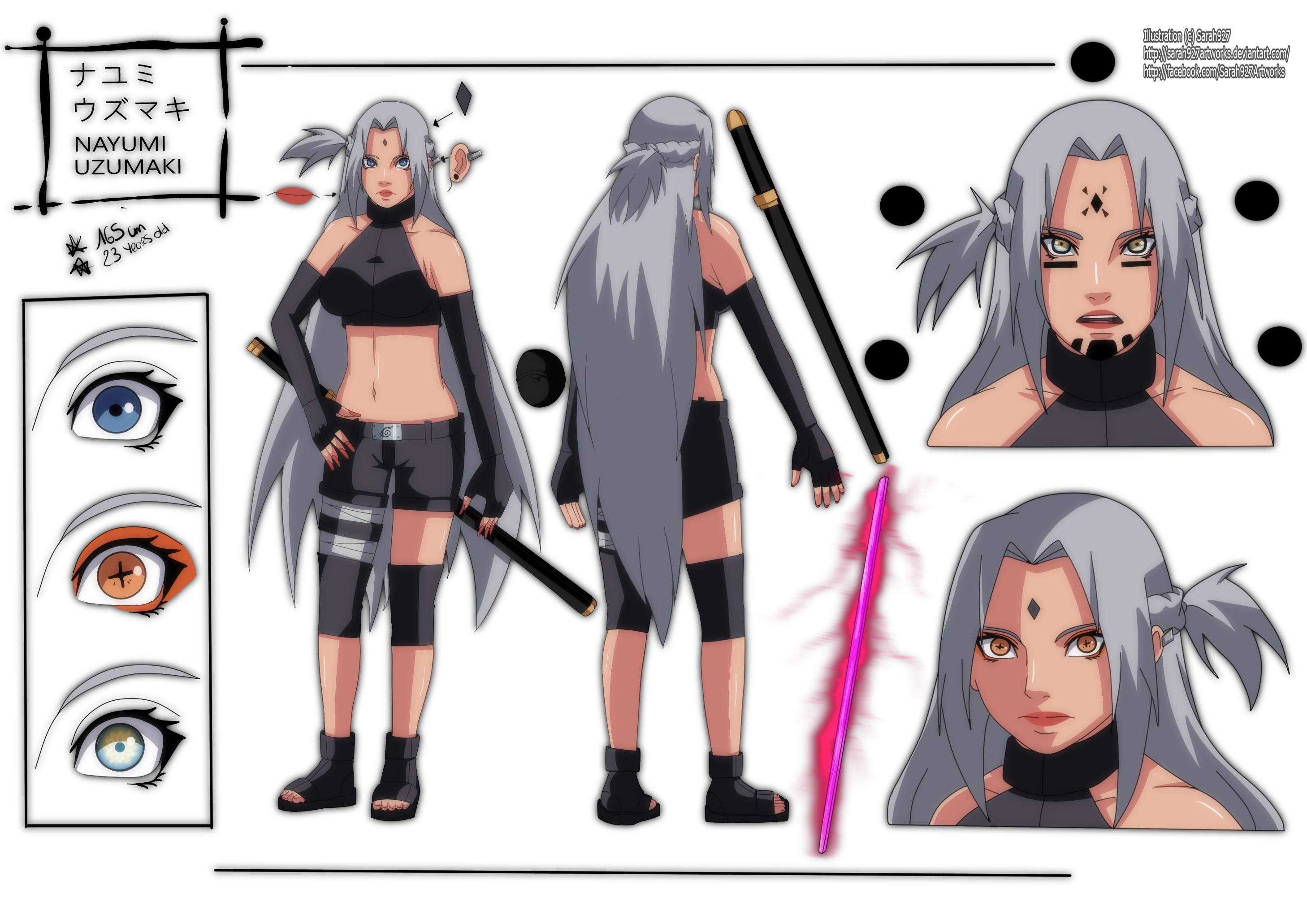 NARUTO COMMISSION reference sheet: JOUNIN ISHI by effasempai on