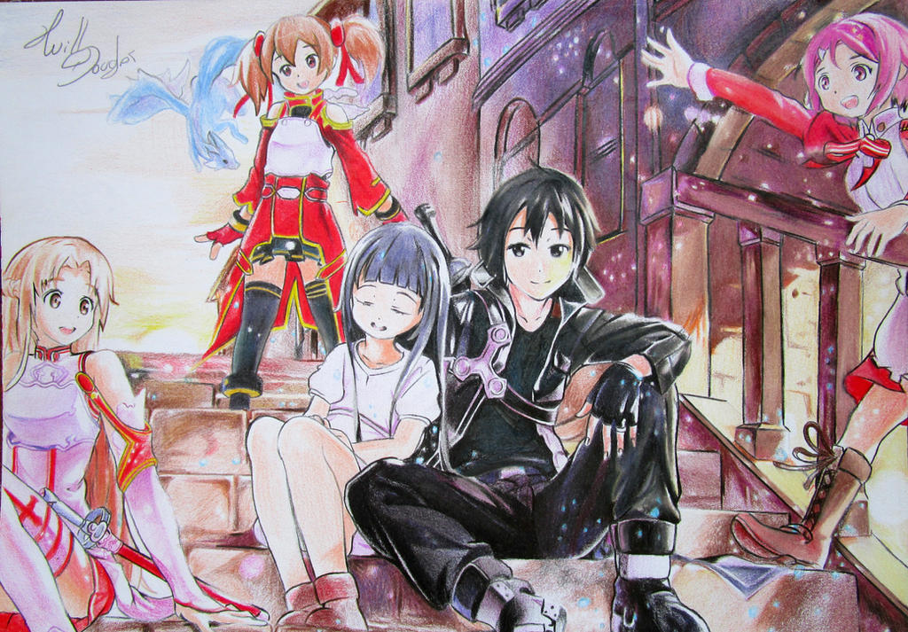 Randomstuff3000 Deviantart Sao Characters of SAO by WillDouglas on DeviantArt