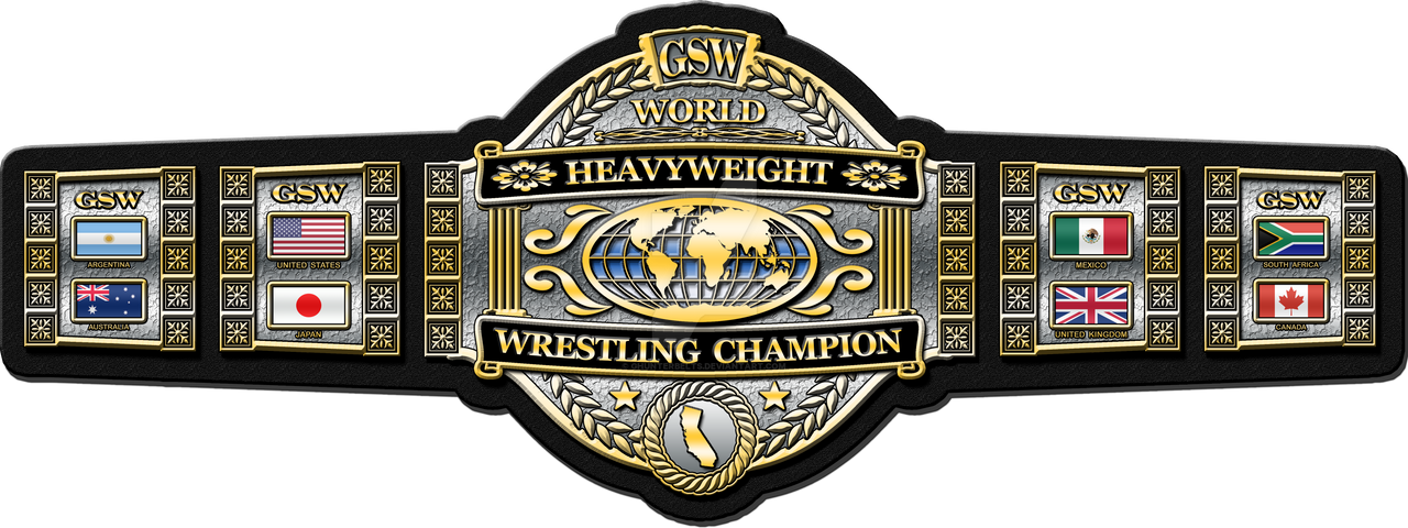 GSW World Heavyweight Championship by GHunterBelts on DeviantArt