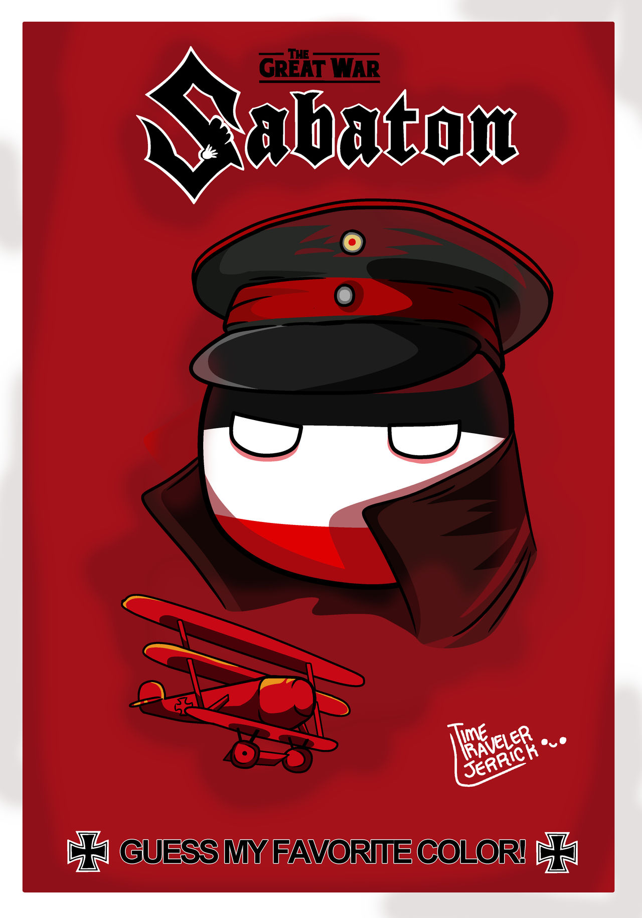 Red Baron Sabaton - Countryballs TimeTravelerNahr on