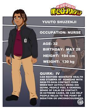 BnHA OC_Yuuto Shuzenji