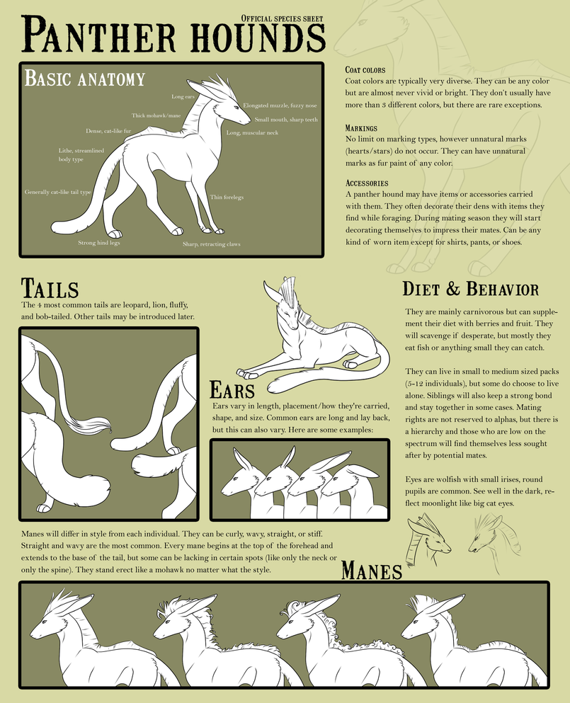 Panther Hound species sheet