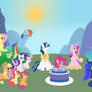 Commission: Party in Pony Paradise Wallpaper