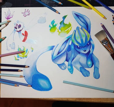 Glaceon and Froslass