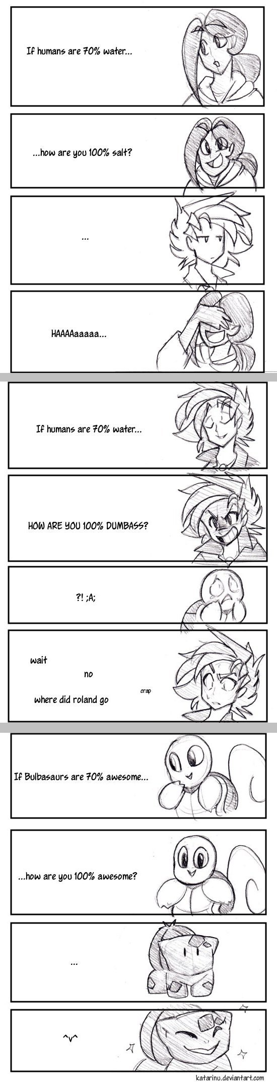 ''If humans are 70% water...''