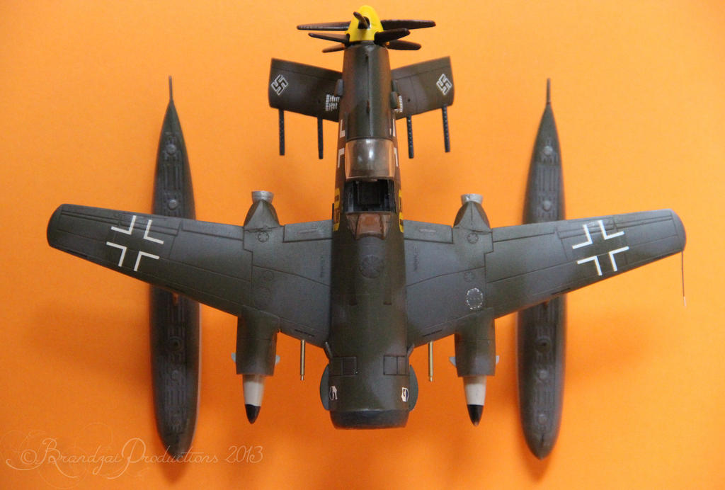 Messerschmitt Me-F4 Kampfadler Top View