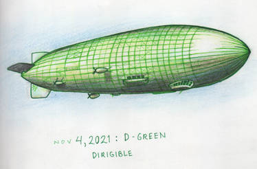 Nov 4. D - Green (Dirigible)