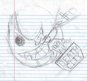 SoulEater moon and sign sketch