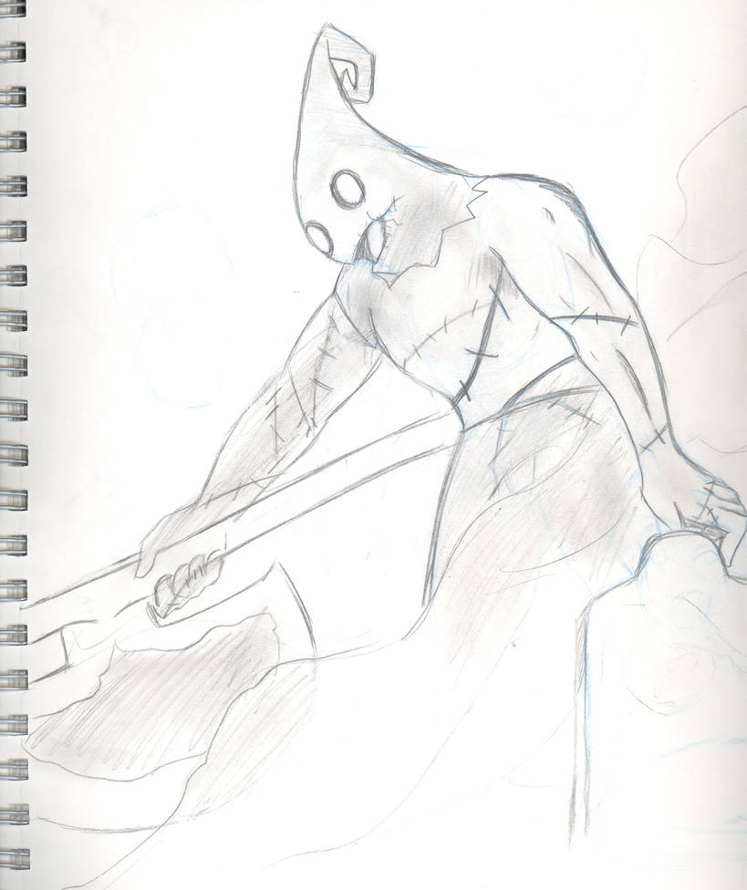 Axeman Drawing Axeman by Sketchbooktaco on DeviantArt