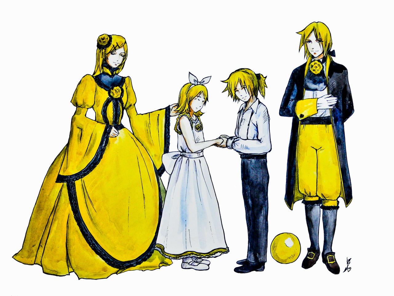 Vocaloid Kagamine Rin Len