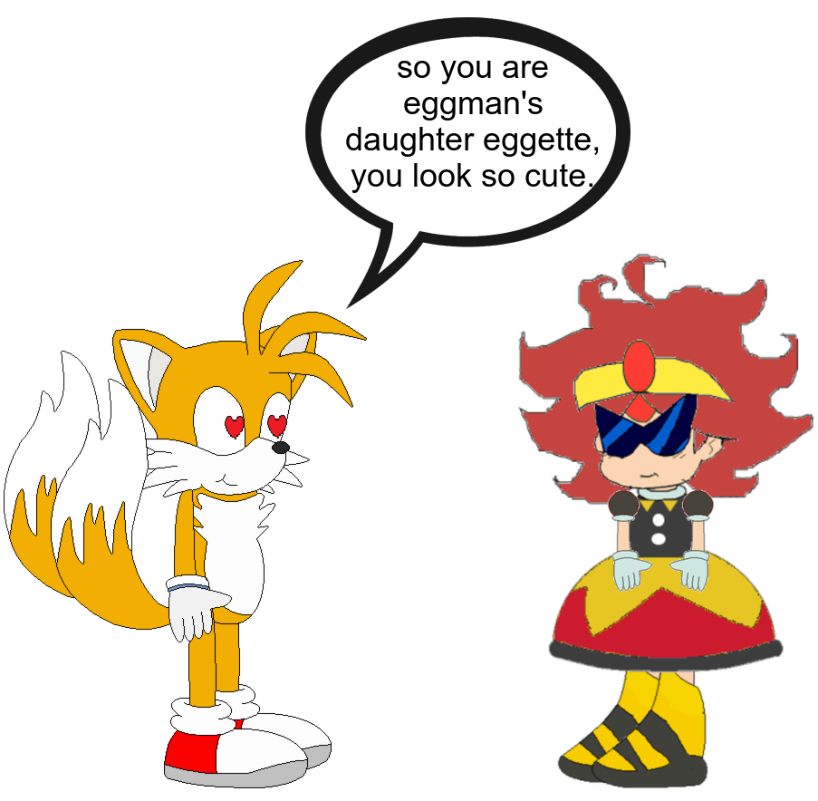 Classic Sonic Likes Classic Amy in Modern Outfit by zachgamer4427