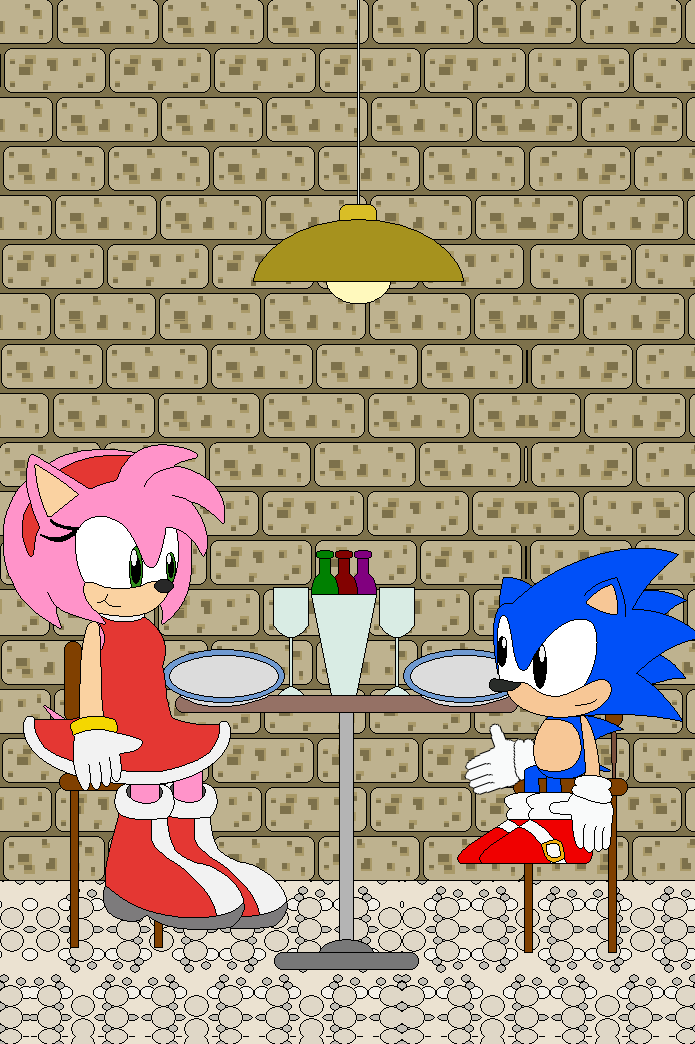 Sonamy classic (sonic y amy classic) mini comic