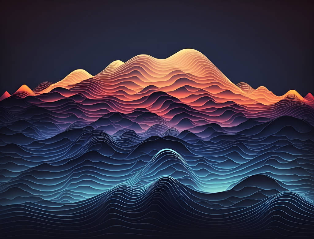 Oregonick random wave of gradient waves by Oregonick on DeviantArt