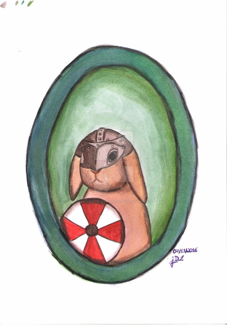 Viking bunny by Lwynaelle-Mordjana on DeviantArt