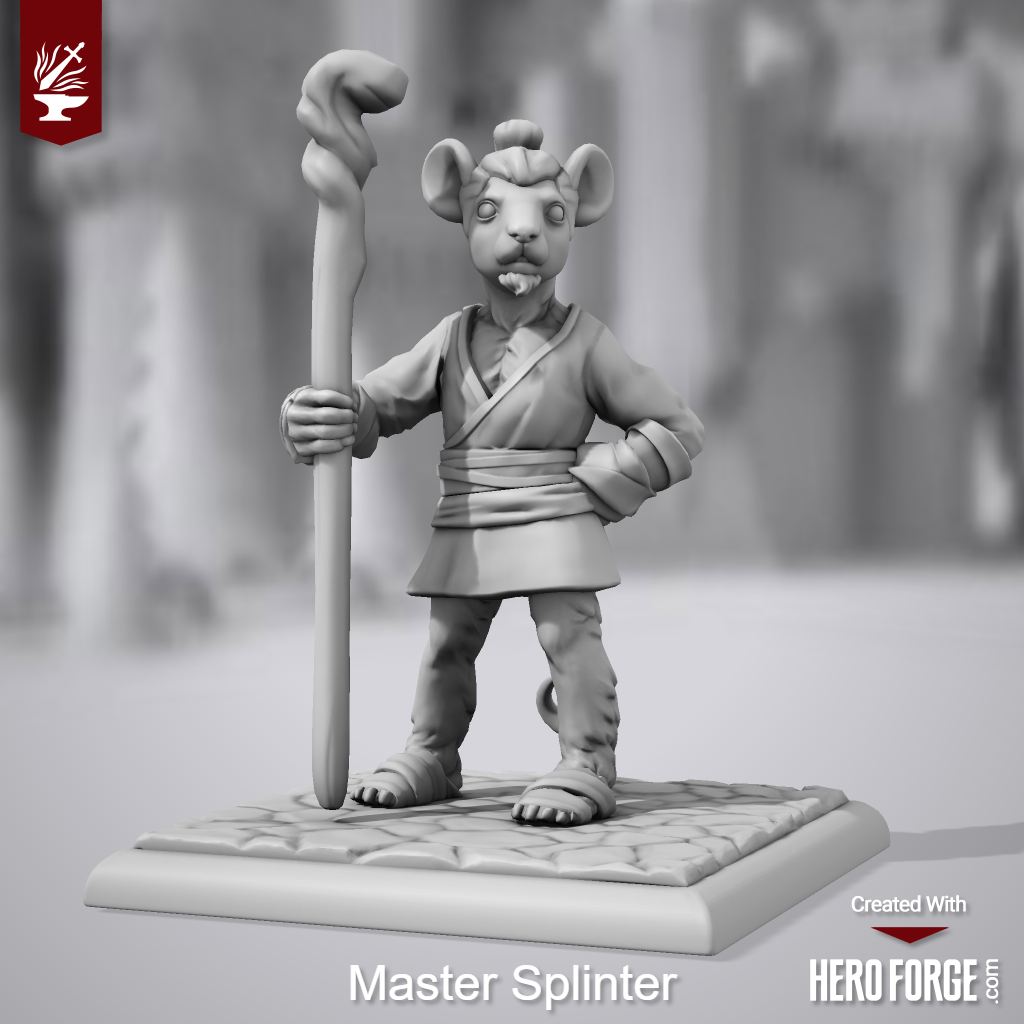 Hero Forge Master Splinter by JaykoBells-15 on DeviantArt