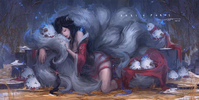 Ahri and Poros - League of Legends