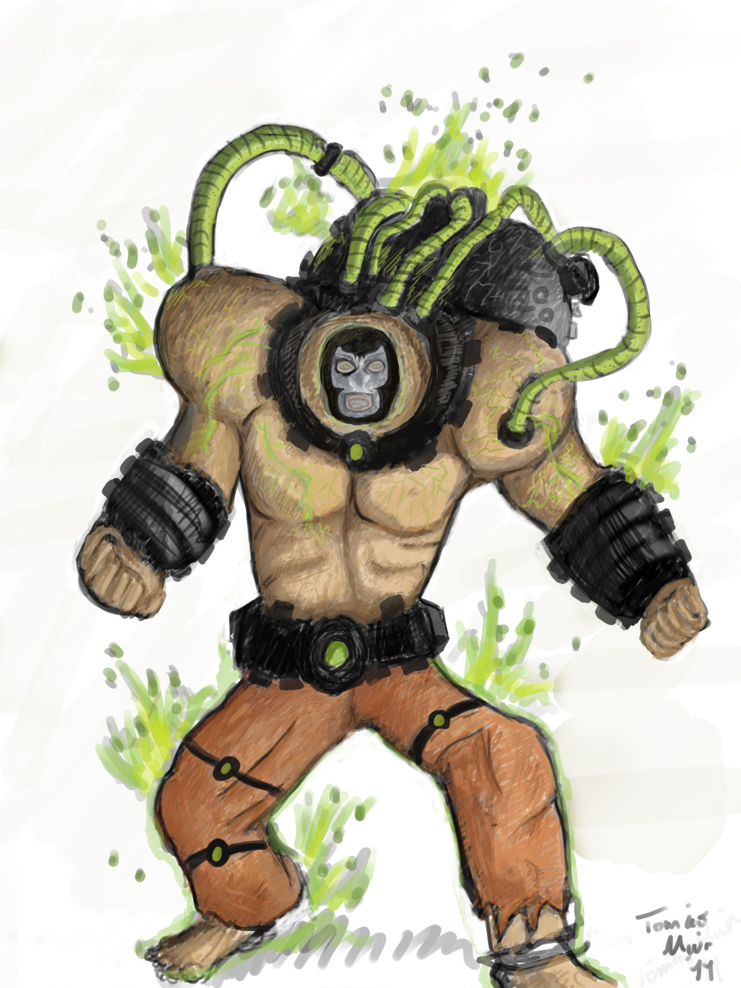 Bane with Color by parkurtommo on DeviantArt