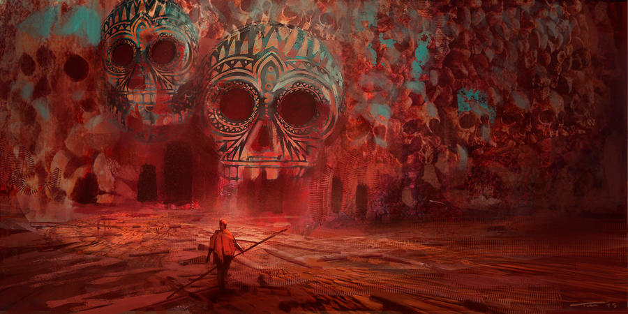 Day of the Dead Catacombs by parkurtommo Day of the Dead Catacombs by parkurtommo