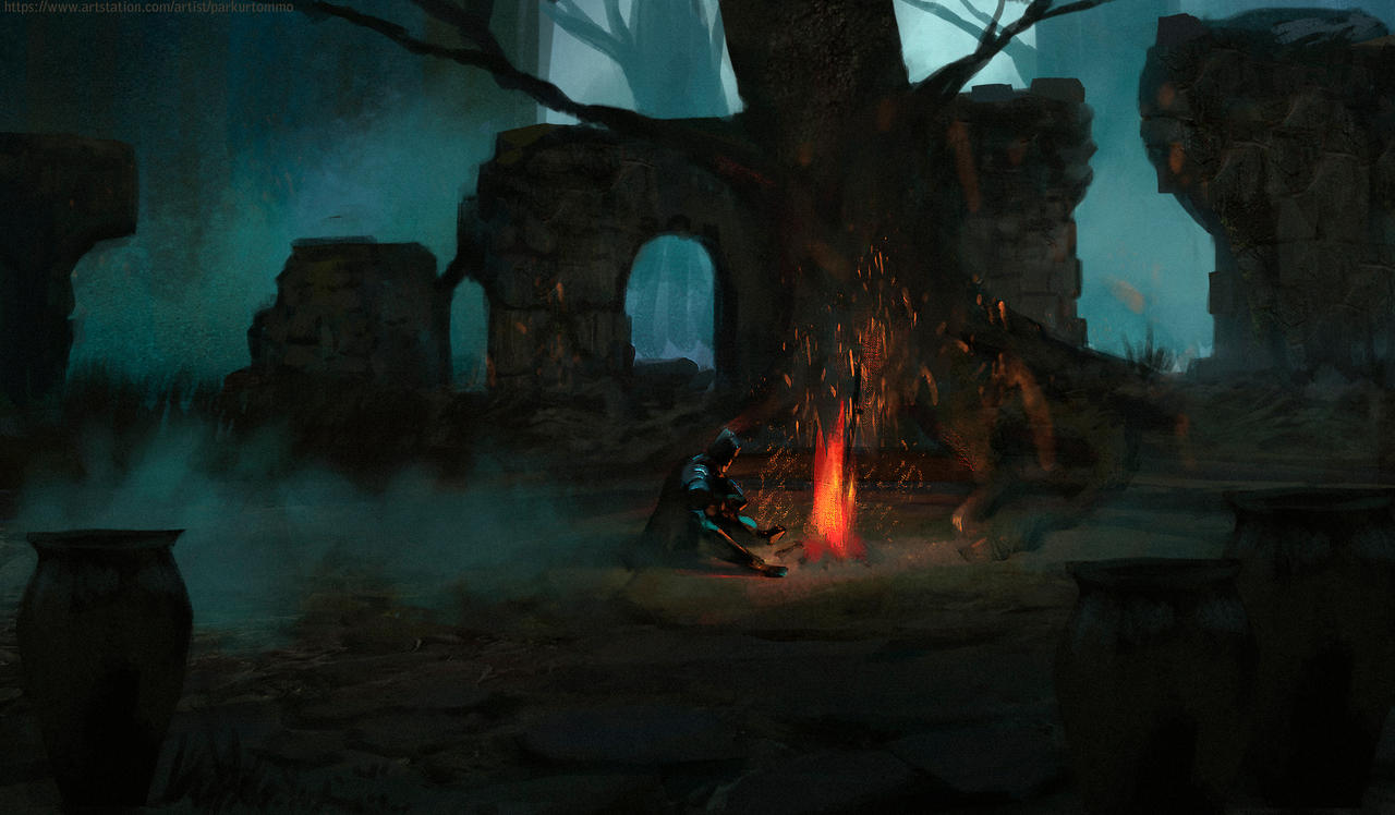 Firelink Screen Firelink Shrine by parkurtommo on DeviantArt