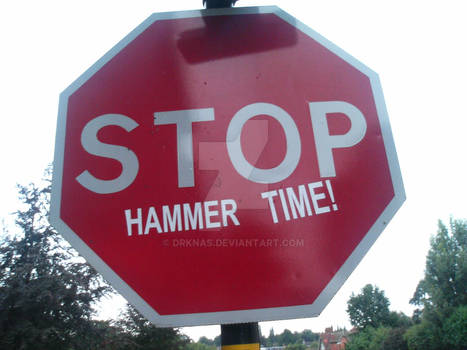 Hammer time sign