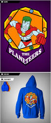 Hoodie: The Planeteers - #2 Drunk Captain Planet by VictoriousD