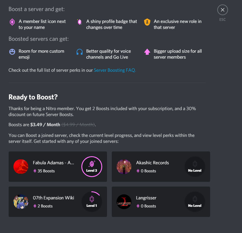 Discord server boosting (3) by DuyHuynh on DeviantArt