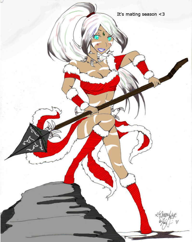 Snow bunny nidalee.. with a twist