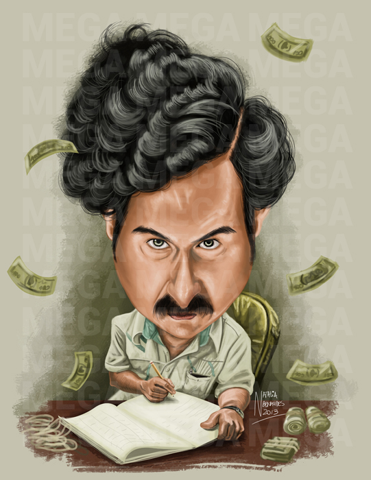 Caricature Pablo Escobar by NataliaBenavides on DeviantArt