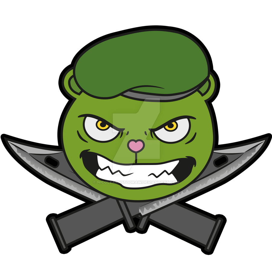 Flippy Image Sticker Happy Tree Friends Flippy Vector Sticker Logo by nicolearnstodraw on ...