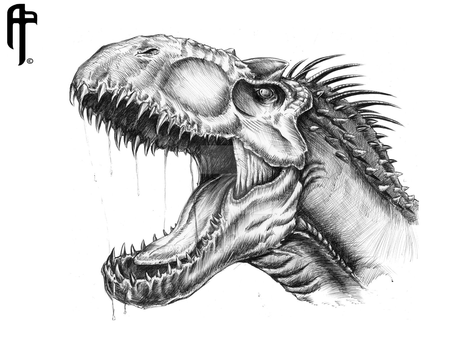 Indominus Rex portrait