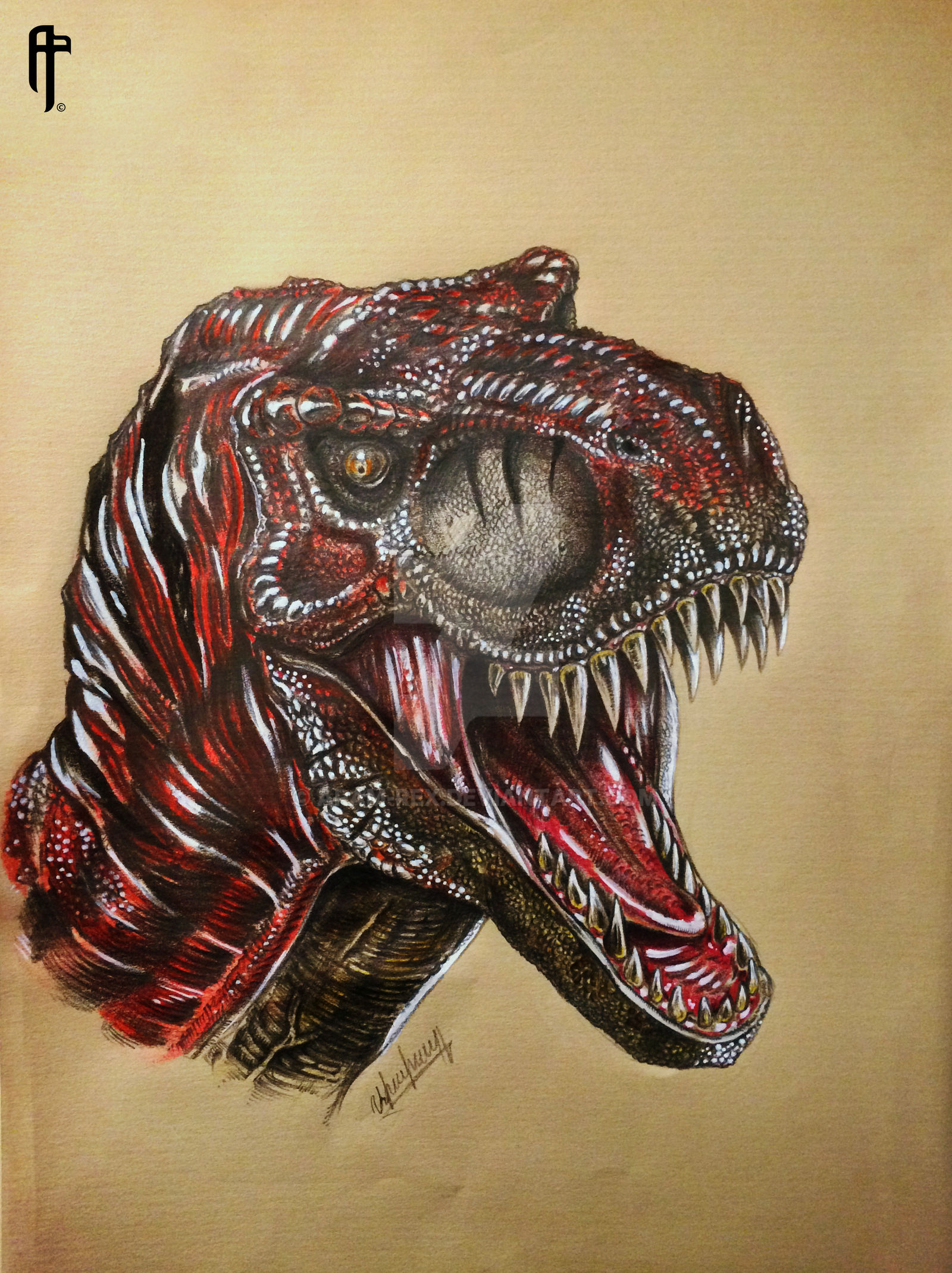 Red Tyrannosaurus-Rex