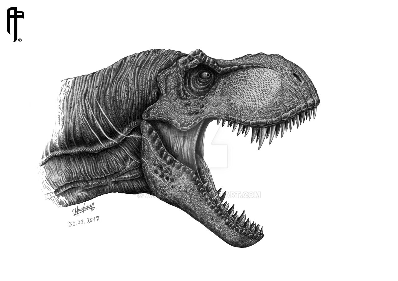 Jurassic World T. Rex (Rexy) portrait by Aram-Rex on DeviantArt