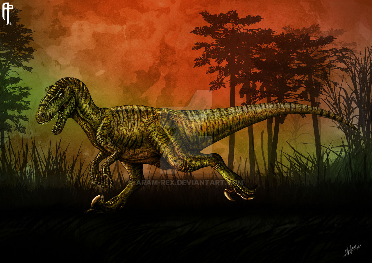 Colorful Utah Raptor Retro Utahraptor (Alternate color design) by Aram-Rex on DeviantArt