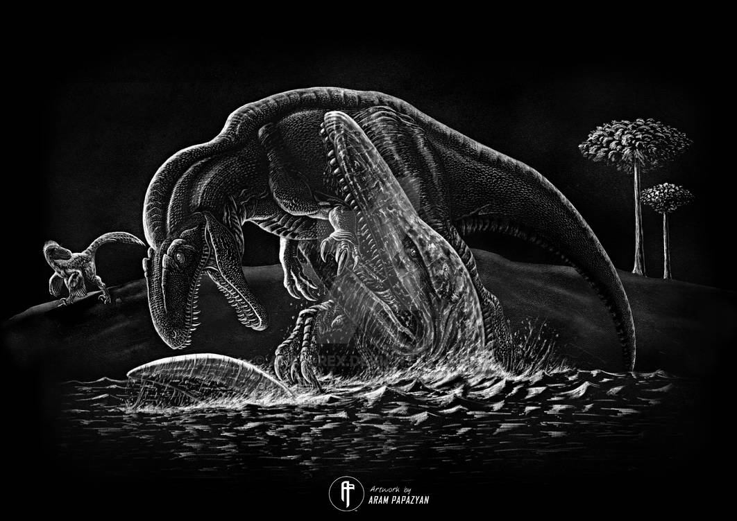 ''Raptor Red'' Sand dune scene by Aram-Rex on DeviantArt