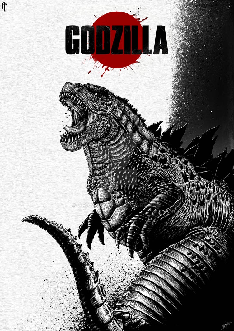 Godzilla 2014 Digital Poster by Aram-Rex on DeviantArt