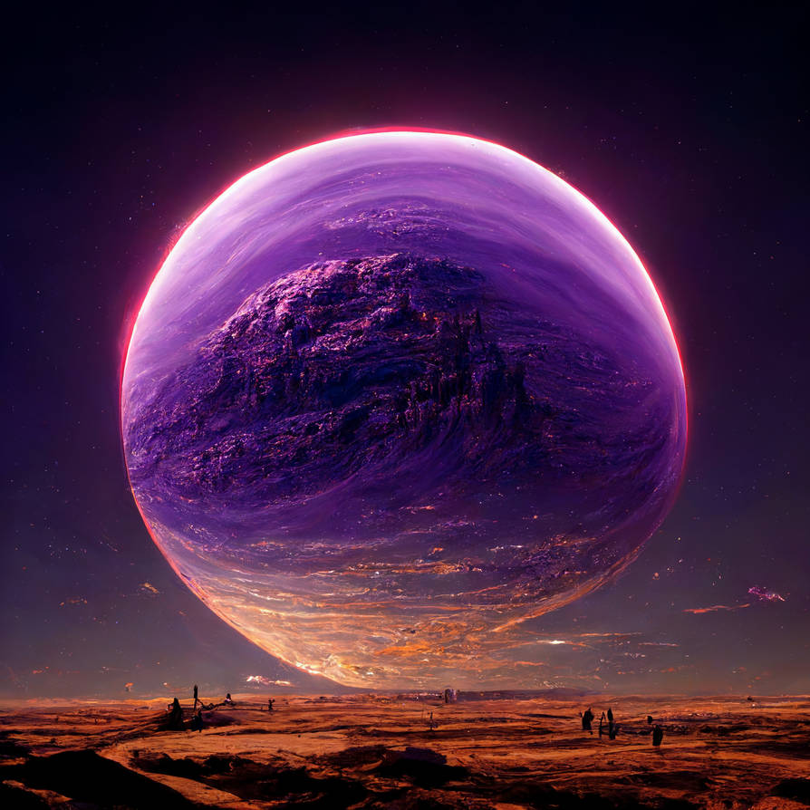 Purple planet by yakut2 on DeviantArt