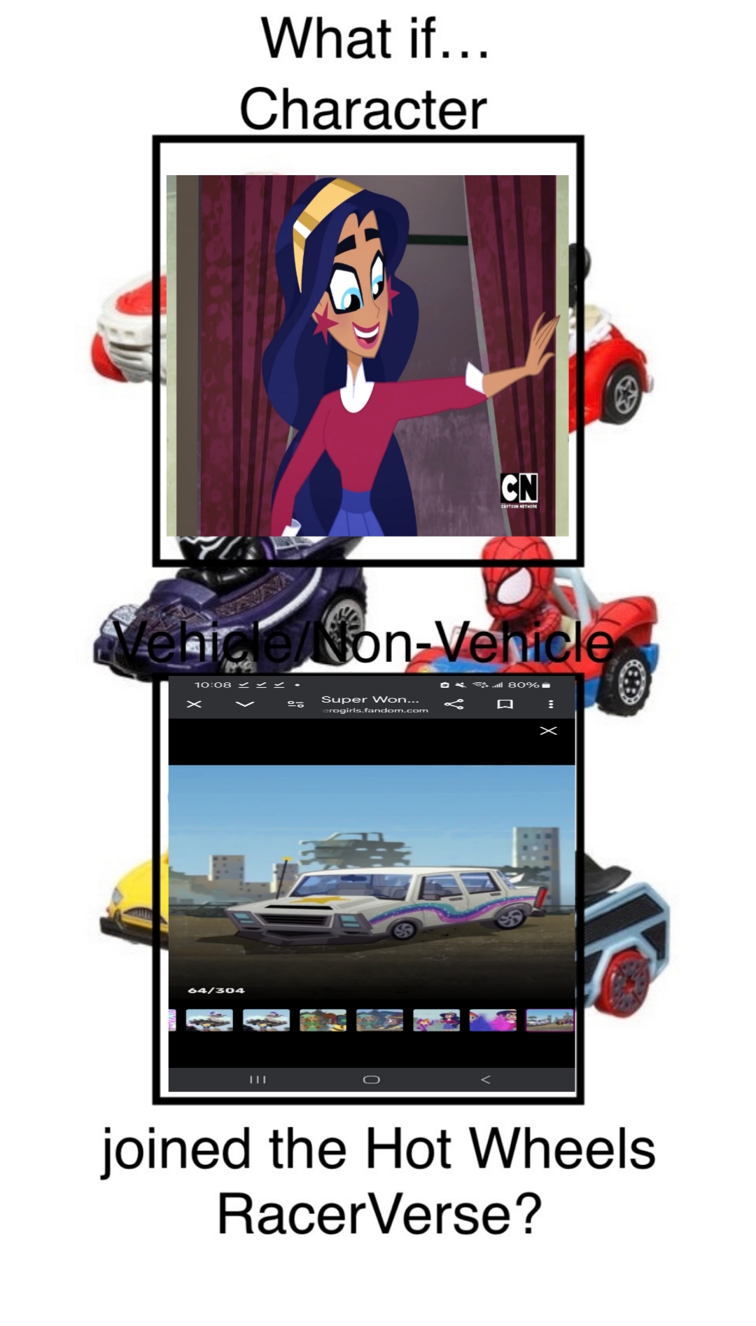 If diana prince join hot wheels racerverse