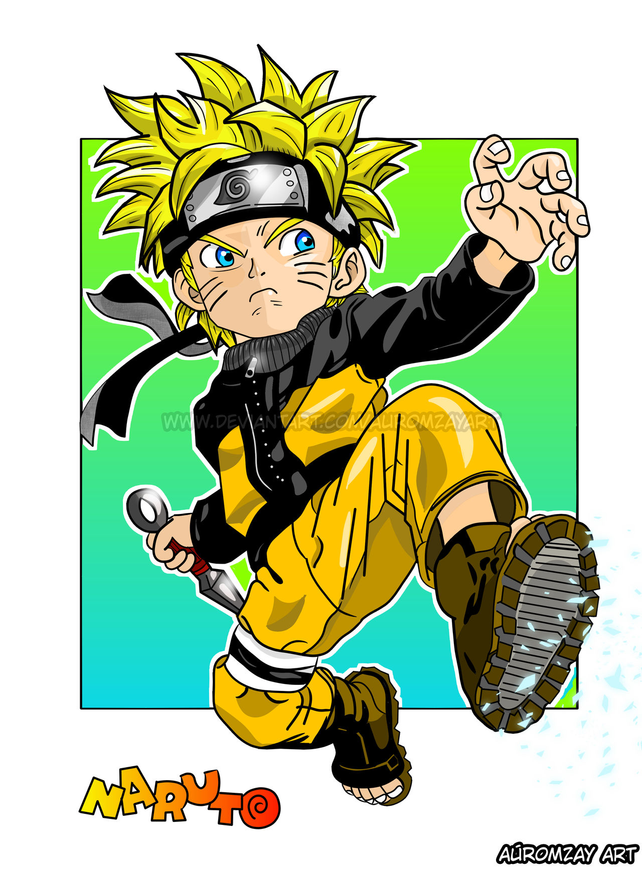 Drawing Naruto in Dragon Ball Z style by Shight on DeviantArt