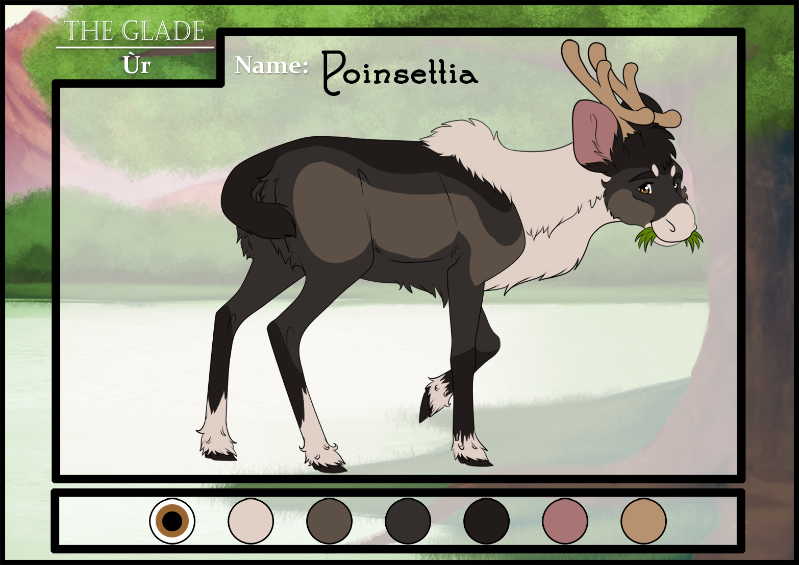 Poinsettia the Caribou