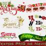 +Pack de Textos PNG de Navidad