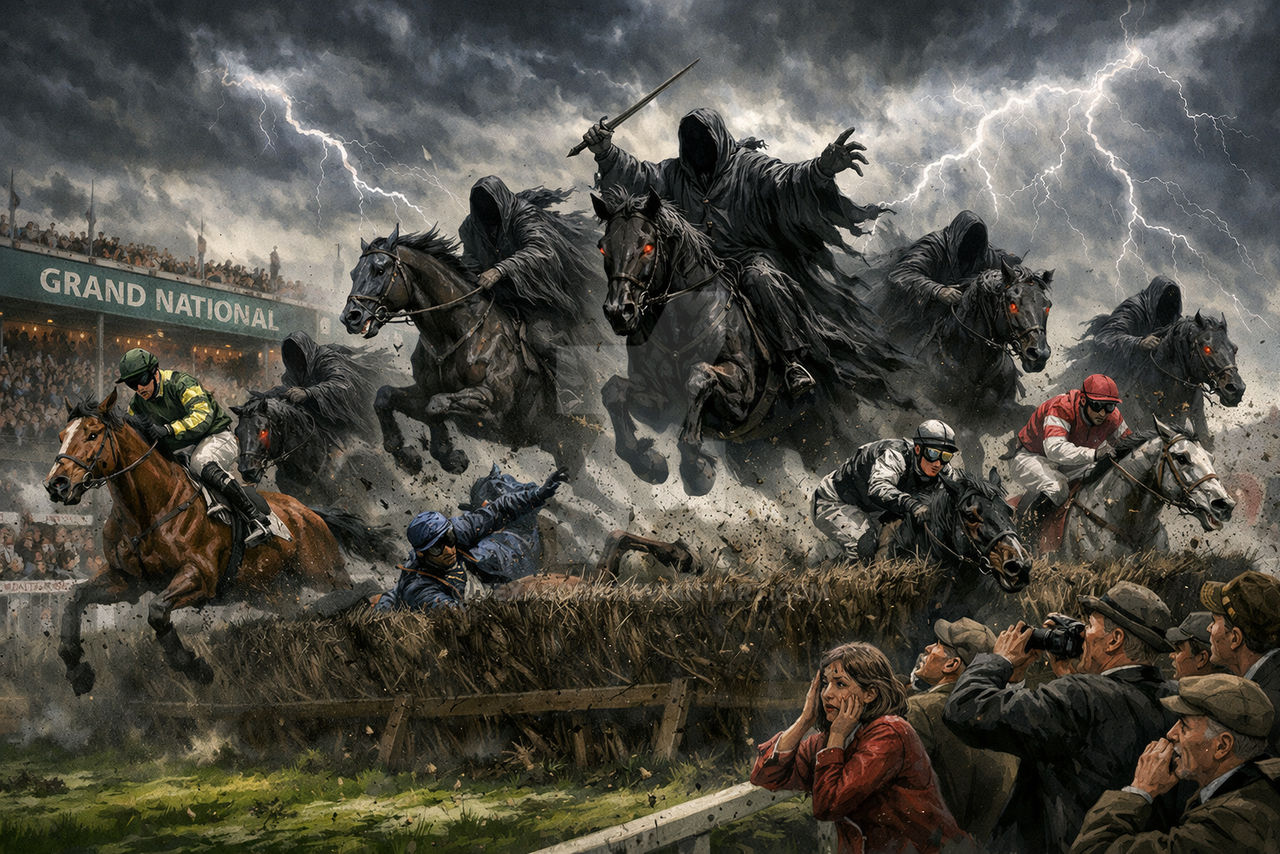 Black Riders Drawing BLACK RIDERS AT BECHERS BROOK by texascob on DeviantArt